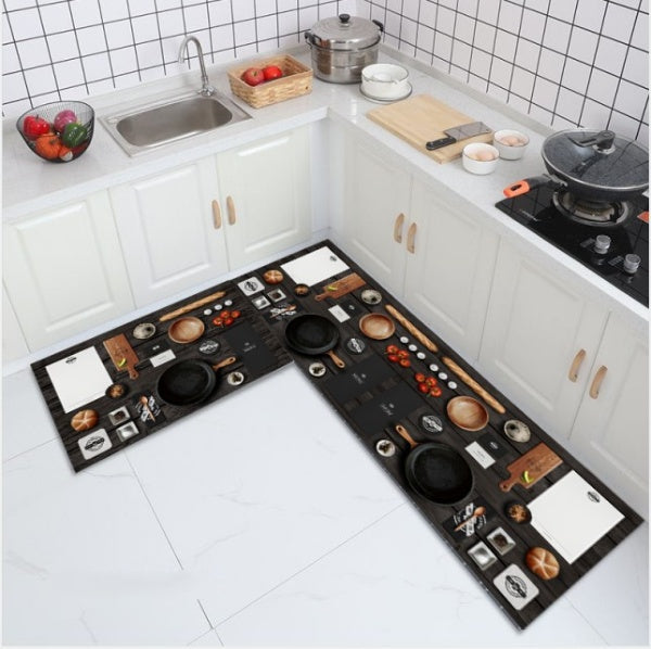 Alfombra de Cocina Kitchen ™ Antideslizante (2 Unidades) –