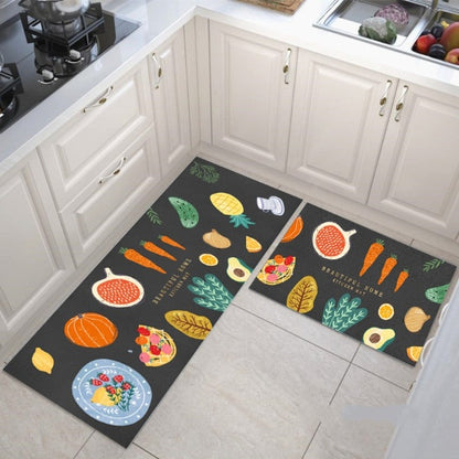 Alfombra de Cocina Kitchen ™ Antideslizante (2 Unidades)